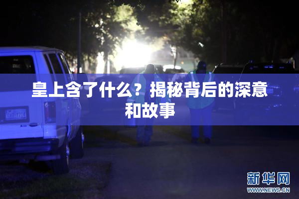 皇上含了什么？揭秘背后的深意和故事