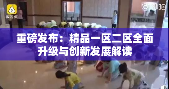 重磅发布：精品一区二区全面升级与创新发展解读