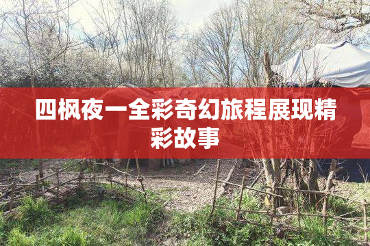 四枫夜一全彩奇幻旅程展现精彩故事