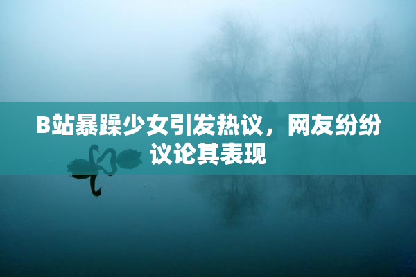 B站暴躁少女引发热议，网友纷纷议论其表现