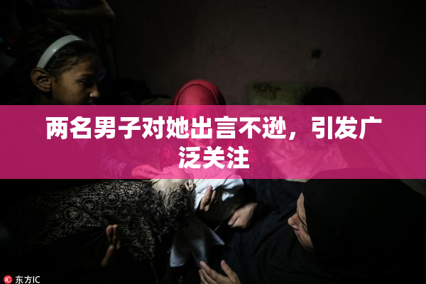 两名男子对她出言不逊，引发广泛关注