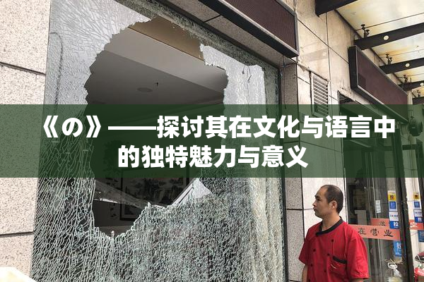 《の》——探讨其在文化与语言中的独特魅力与意义
