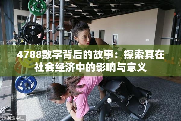 4788数字背后的故事：探索其在社会经济中的影响与意义