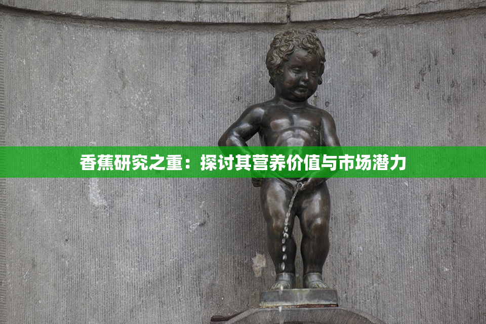 香蕉研究之重：探讨其营养价值与市场潜力