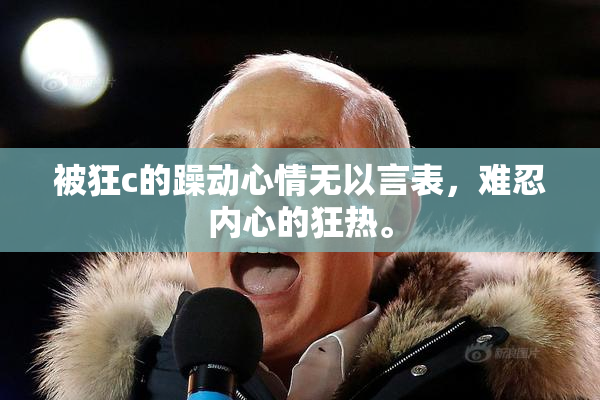 被狂c的躁动心情无以言表，难忍内心的狂热。