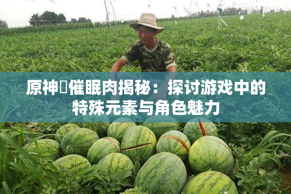 原神婬催眠肉揭秘：探讨游戏中的特殊元素与角色魅力