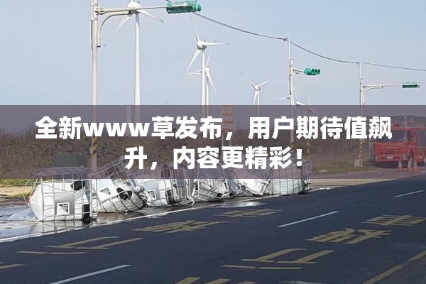 全新www草发布，用户期待值飙升，内容更精彩！