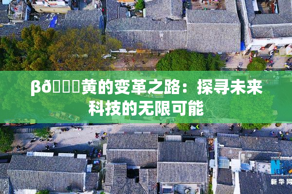 β🔞黄的变革之路：探寻未来科技的无限可能