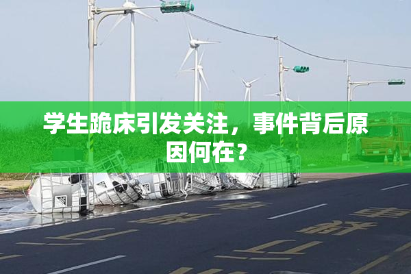 学生跪床引发关注，事件背后原因何在？