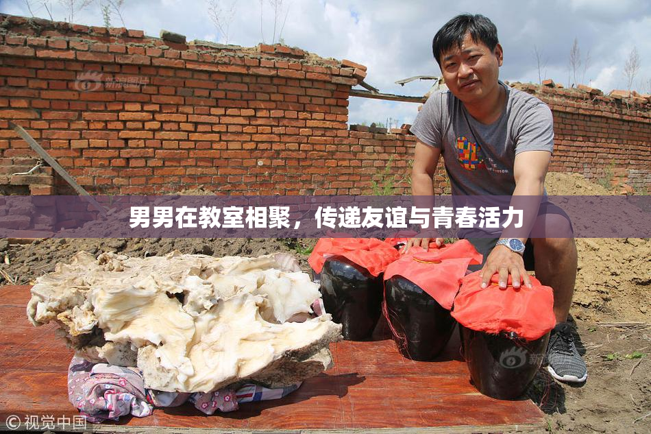 男男在教室相聚，传递友谊与青春活力
