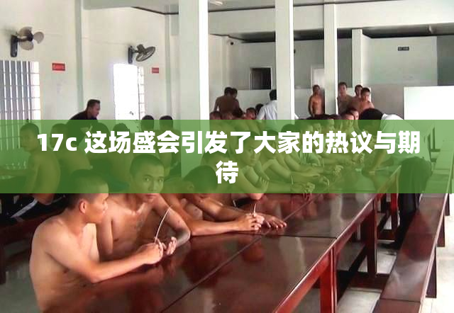 17c 这场盛会引发了大家的热议与期待