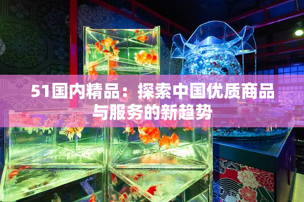 51国内精品：探索中国优质商品与服务的新趋势