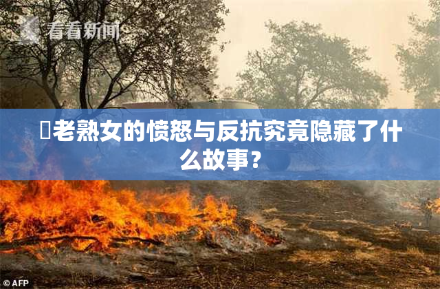 搉老熟女的愤怒与反抗究竟隐藏了什么故事？