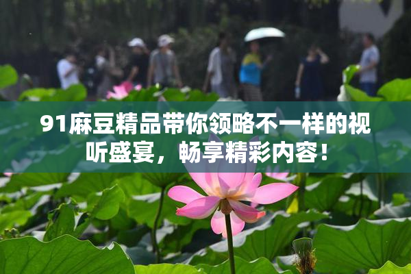 91麻豆精品带你领略不一样的视听盛宴，畅享精彩内容！