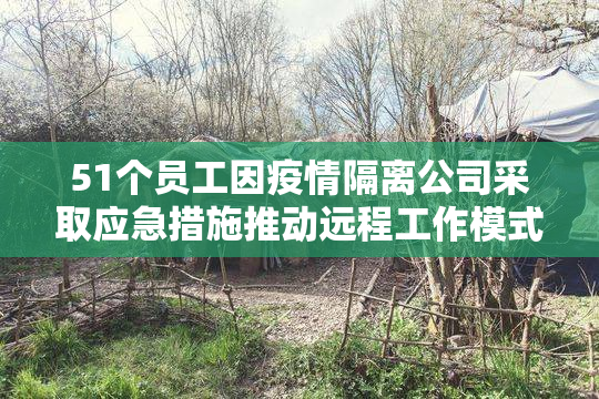 51个员工因疫情隔离公司采取应急措施推动远程工作模式
