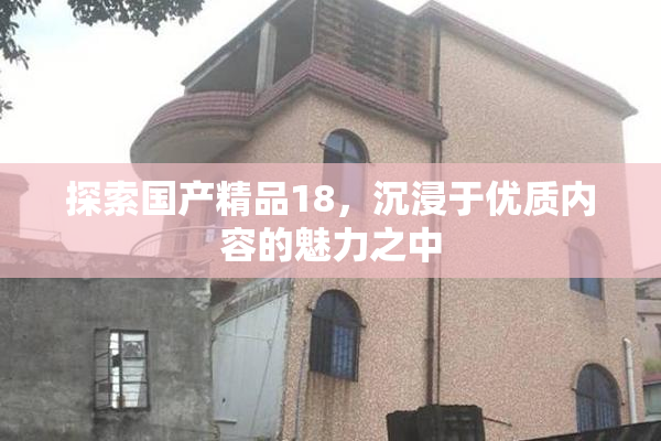 探索国产精品18，沉浸于优质内容的魅力之中