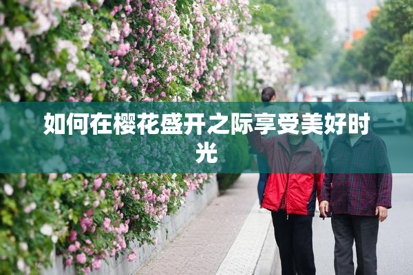 如何在樱花盛开之际享受美好时光