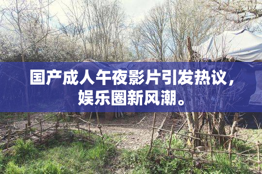 国产成人午夜影片引发热议，娱乐圈新风潮。
