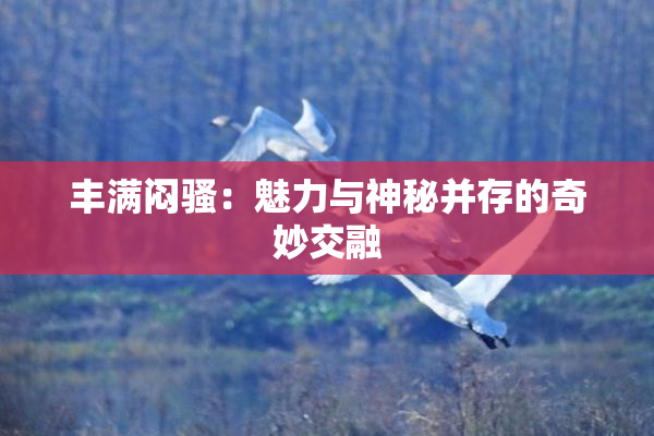 丰满闷骚：魅力与神秘并存的奇妙交融