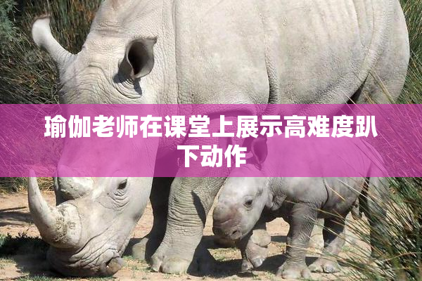 瑜伽老师在课堂上展示高难度趴下动作