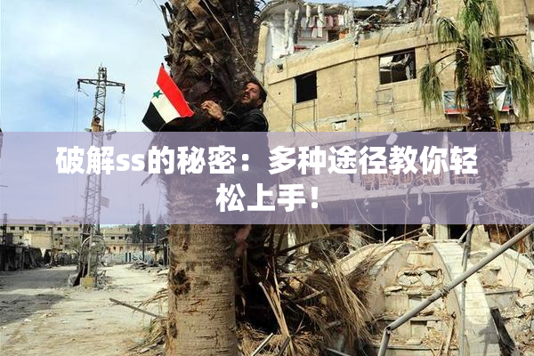 破解ss的秘密：多种途径教你轻松上手！