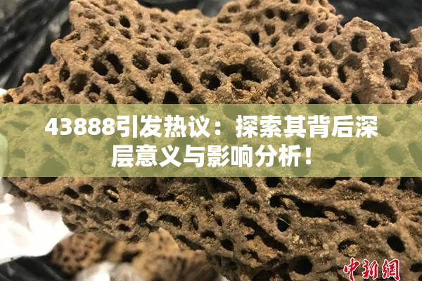 43888引发热议：探索其背后深层意义与影响分析！