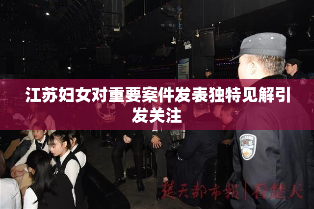 江苏妇女对重要案件发表独特见解引发关注