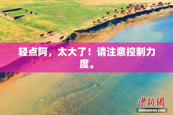 轻点阿，太大了！请注意控制力度。