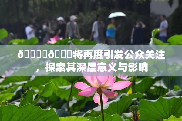 🔞‌🍌将再度引发公众关注，探索其深层意义与影响
