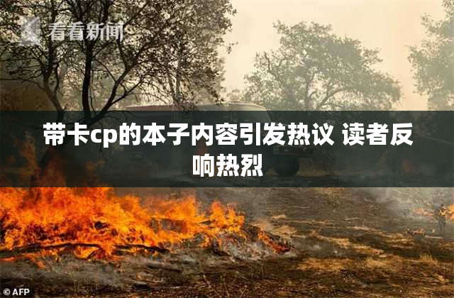 带卡cp的本子内容引发热议 读者反响热烈