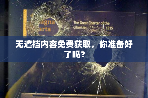 无遮挡内容免费获取，你准备好了吗？