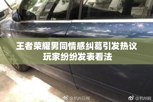 王者荣耀男同情感纠葛引发热议 玩家纷纷发表看法