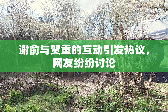 谢俞与贺重的互动引发热议，网友纷纷讨论