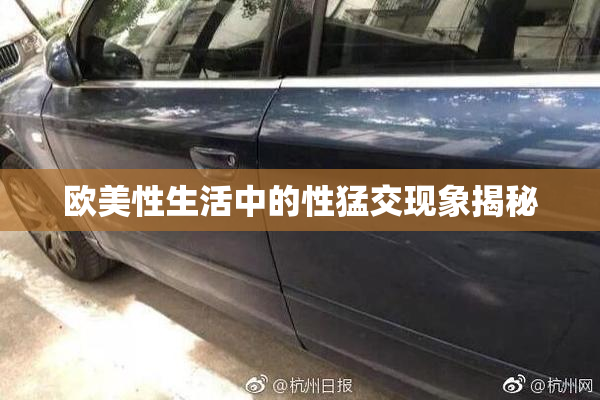 欧美性生活中的性猛交现象揭秘