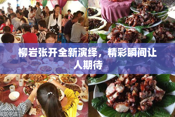 柳岩张开全新演绎，精彩瞬间让人期待