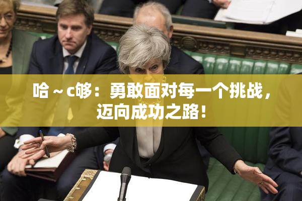 哈～c够：勇敢面对每一个挑战，迈向成功之路！