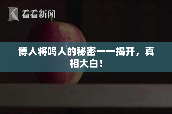 博人将鸣人的秘密一一揭开，真相大白！