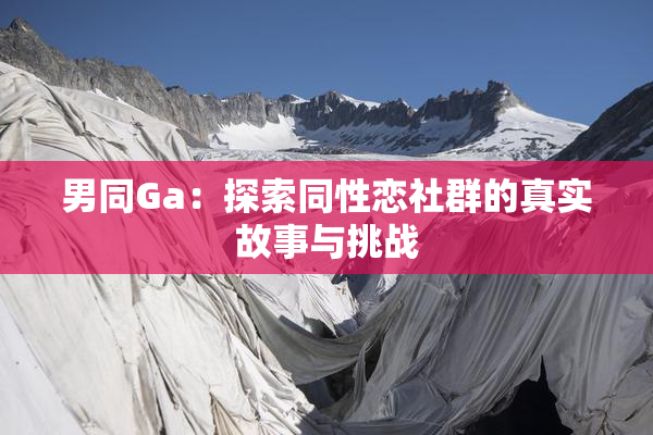 男同Ga：探索同性恋社群的真实故事与挑战