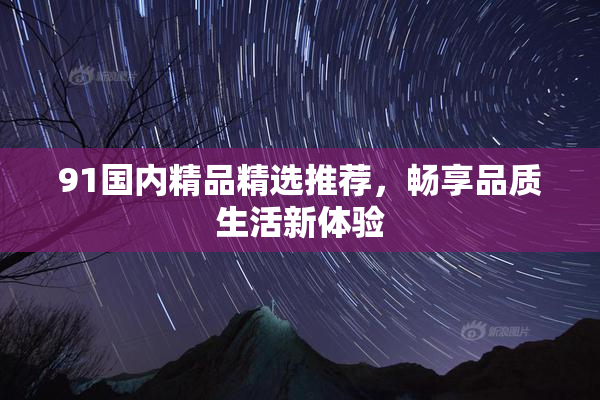 91国内精品精选推荐，畅享品质生活新体验