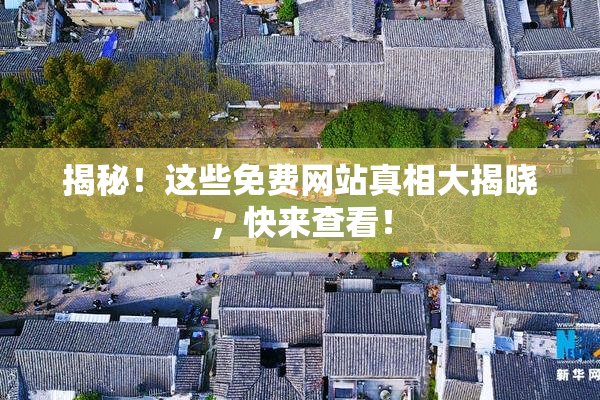 揭秘！这些免费网站真相大揭晓，快来查看！