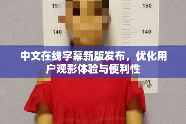 中文在线字幕新版发布，优化用户观影体验与便利性