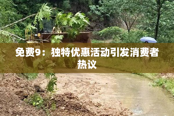 免费9：独特优惠活动引发消费者热议