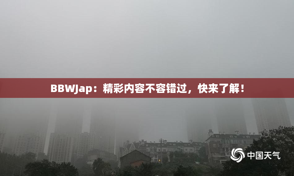 BBWJap：精彩内容不容错过，快来了解！
