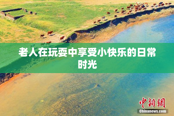 老人在玩耍中享受小快乐的日常时光