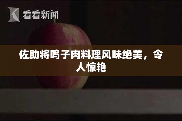 佐助将鸣子肉料理风味绝美，令人惊艳