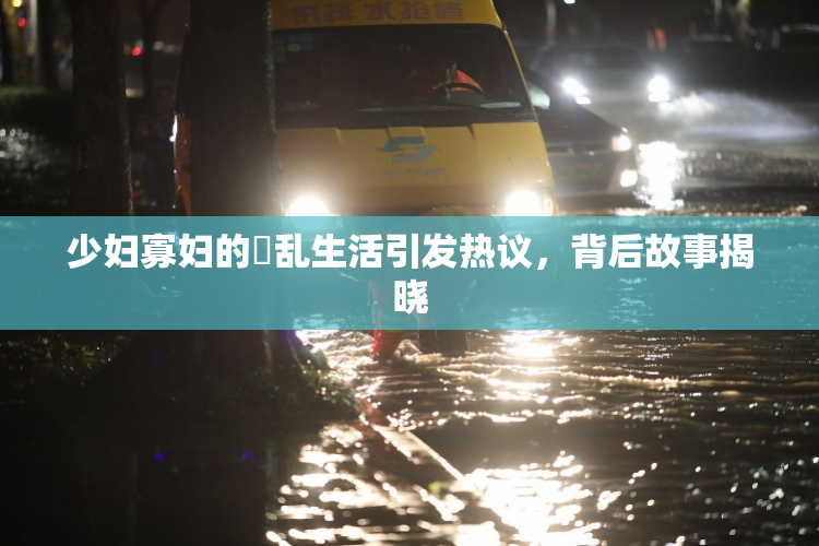少妇寡妇的婬乱生活引发热议，背后故事揭晓