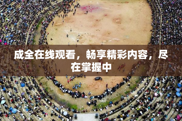 成全在线观看，畅享精彩内容，尽在掌握中
