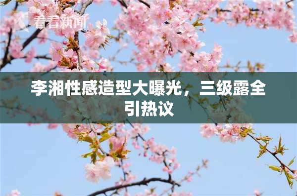 李湘性感造型大曝光，三级露全引热议