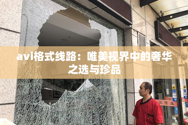 avi格式线路：唯美视界中的奢华之选与珍品