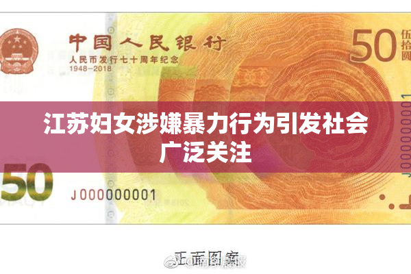 江苏妇女涉嫌暴力行为引发社会广泛关注